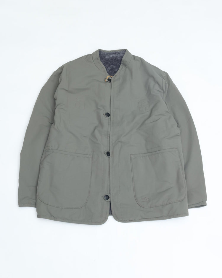 ARMY TWILL  COTTONNYLON REVERSIBLE JACKET AM-2654008 GRAY
