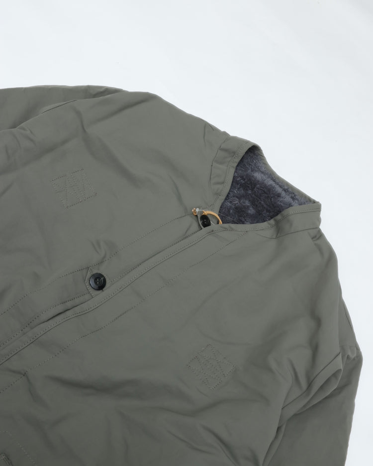 ARMY TWILL  COTTONNYLON REVERSIBLE JACKET AM-2654008 GRAY