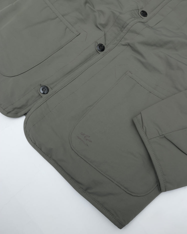ARMY TWILL  COTTONNYLON REVERSIBLE JACKET AM-2654008 GRAY