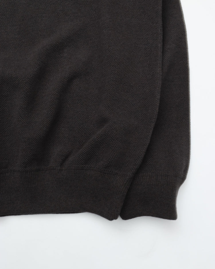 crepuscule Co/Wo Moss stitch P/O CHARCOAL