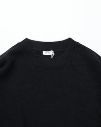 crepuscule  Co/Wo Moss stitch P/O BLACK