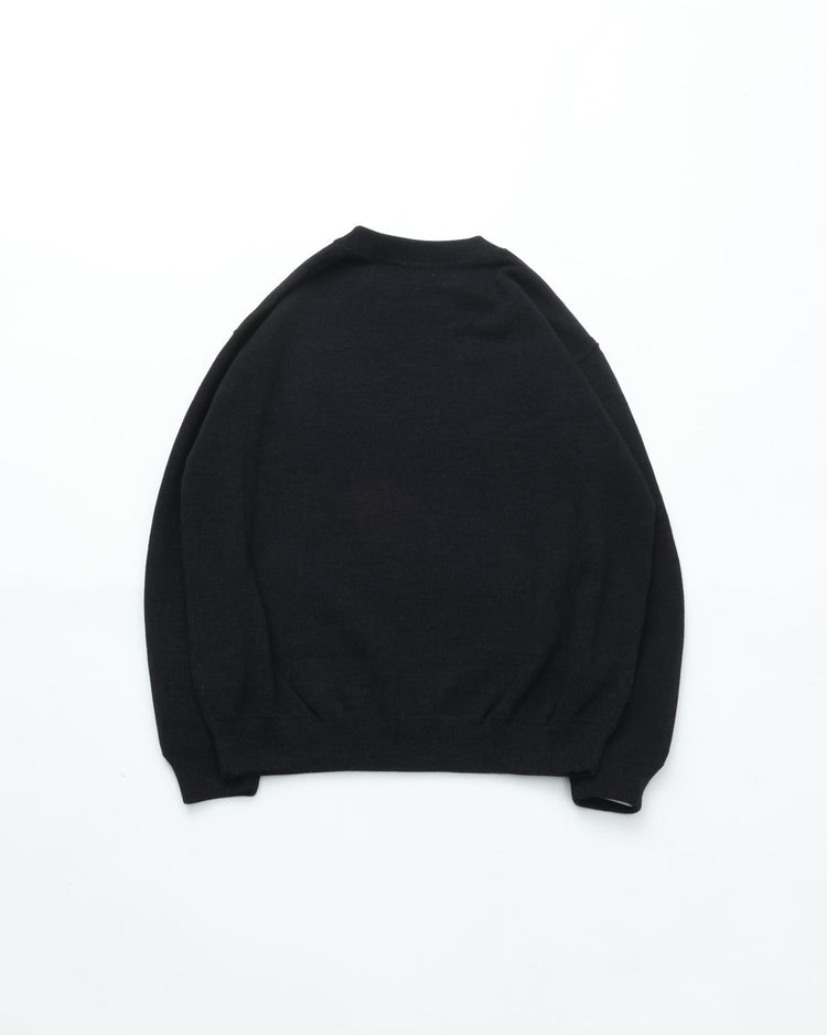 crepuscule  Co/Wo Moss stitch P/O BLACK