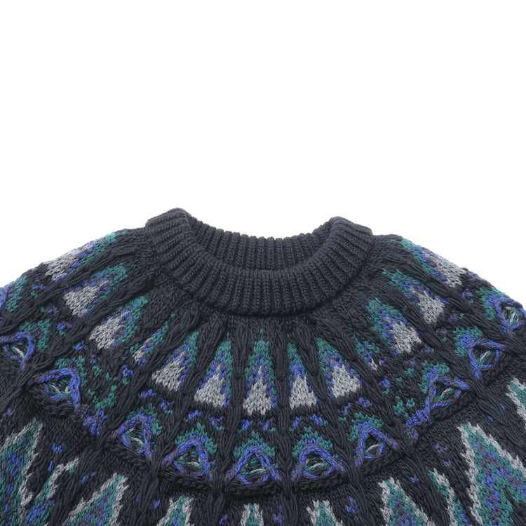 COOHEM / KOUHEN NORDIC KNIT P/OL size BLACK