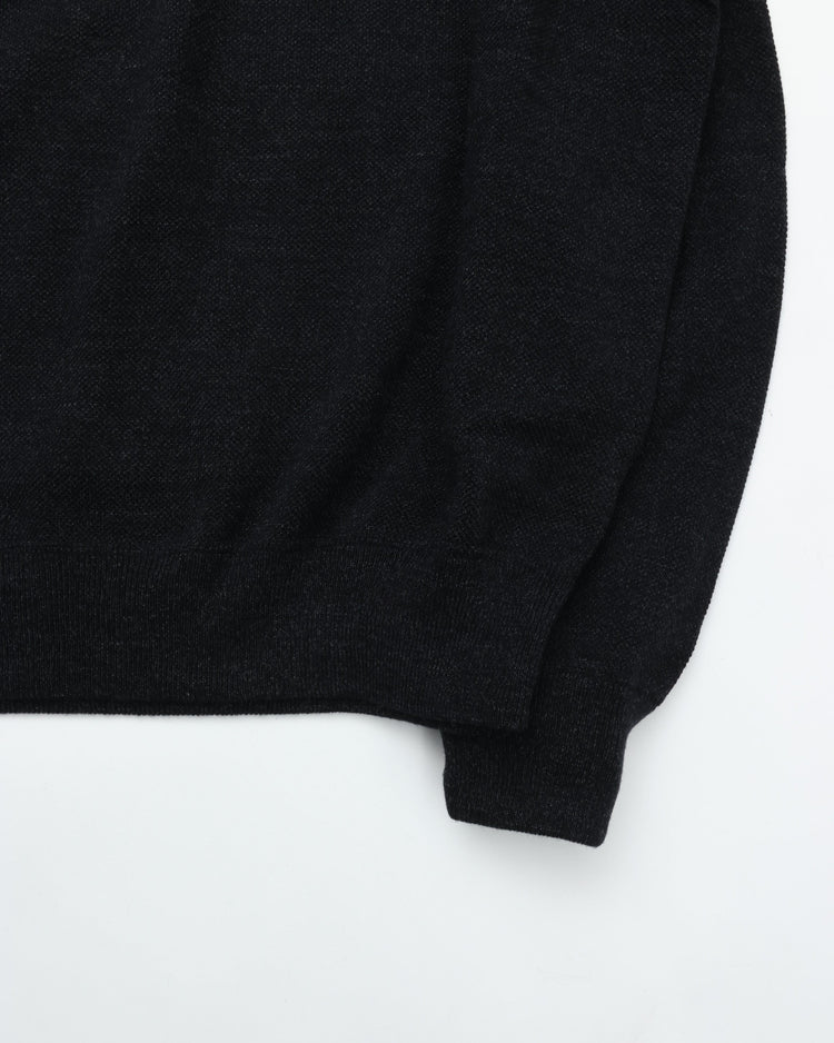 crepuscule Co/Wo Moss stitch Skipper BLACK