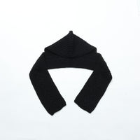 YASHIKI    Kanya Hooded Scarf（寒夜）YSK-26AW-AC01 BLACK