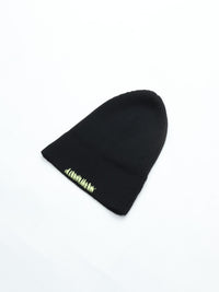 MEYAME HAND-EMBROIDERED KNIT CAP MEY-2528 BLACK