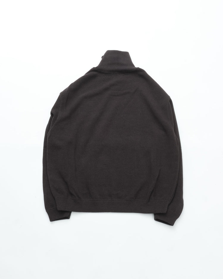 crepuscule  Co/Wo Moss Stitch Turtle Neck CHARCOAL
