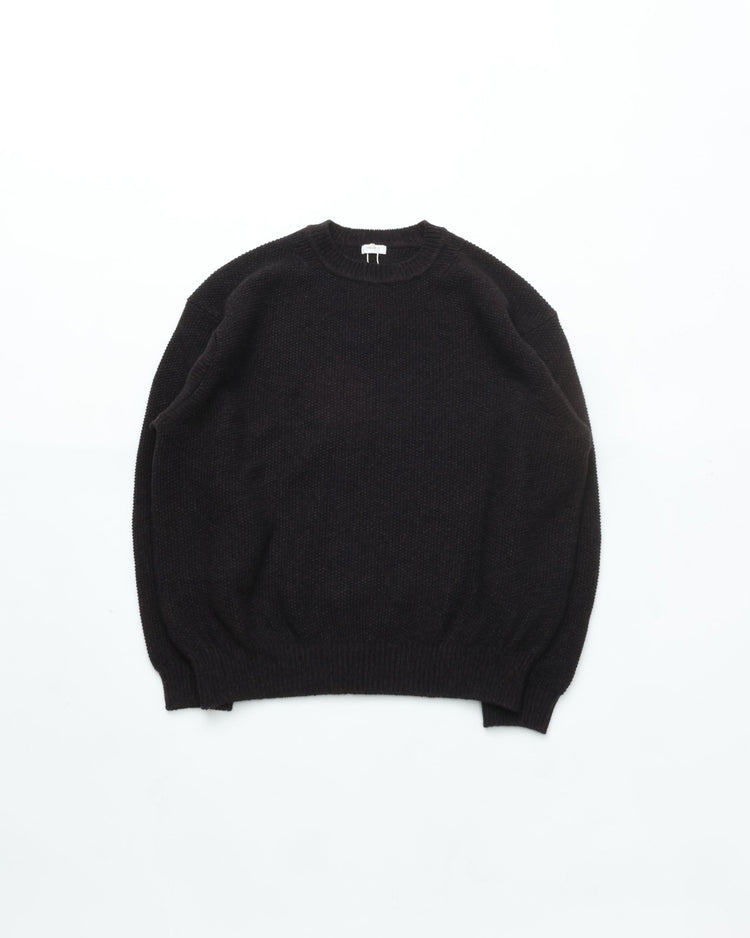 crepuscule  Wool Kanoko P/O BLACK