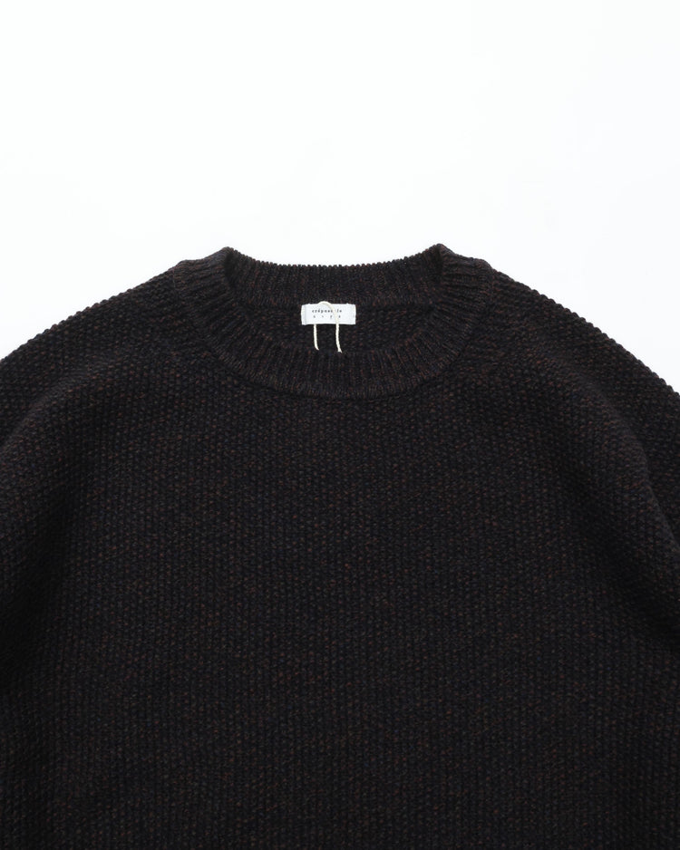 crepuscule  Wool Kanoko P/O BLACK