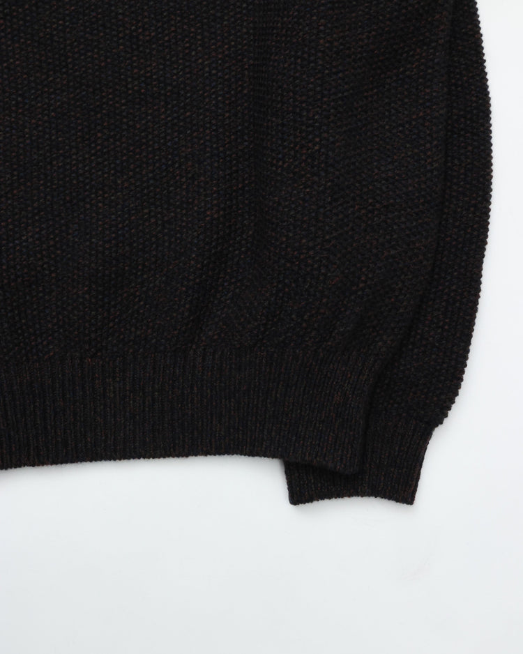 crepuscule  Wool Kanoko P/O BLACK