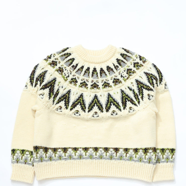 COOHEM / KOUHEN NORDIC KNIT P/OL size WHITE