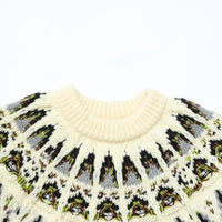 COOHEM / KOUHEN NORDIC KNIT P/OL size WHITE