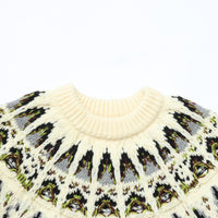 COOHEM / KOUHEN NORDIC KNIT P/OL size WHITE