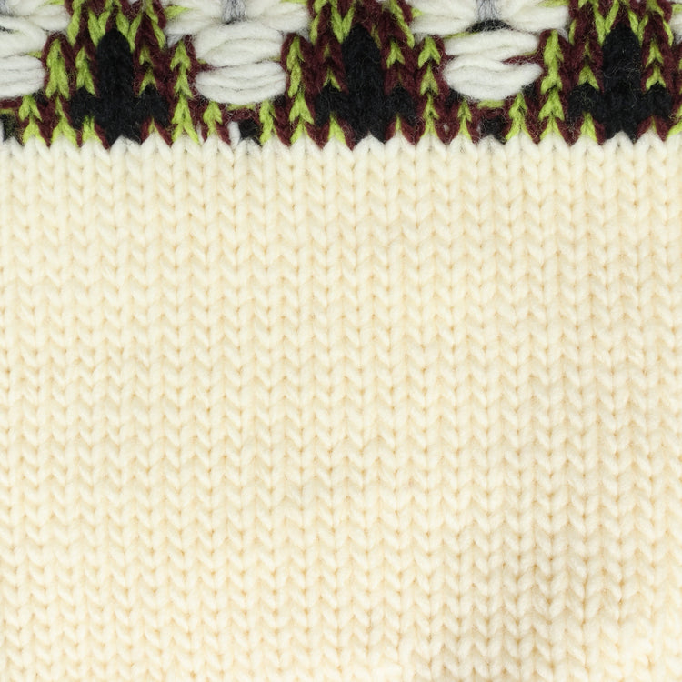 COOHEM / KOUHEN NORDIC KNIT P/OL size WHITE