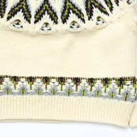 COOHEM / KOUHEN NORDIC KNIT P/OL size WHITE