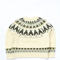 COOHEM / KOUHEN NORDIC KNIT P/OL size WHITE