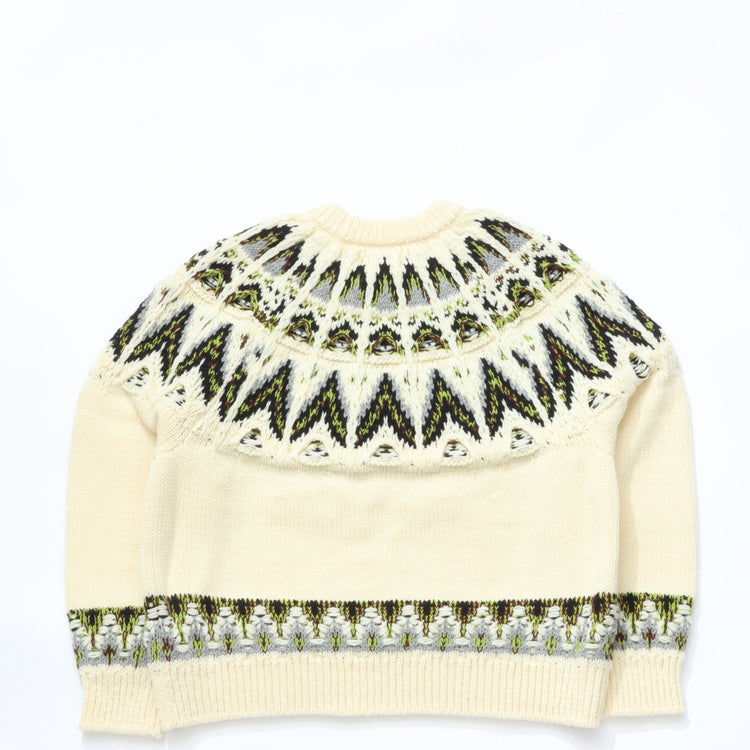 COOHEM / KOUHEN NORDIC KNIT P/OL size WHITE