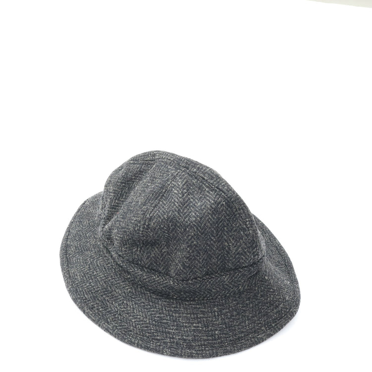 orslow / HARRIS TWEED HAT BLACK