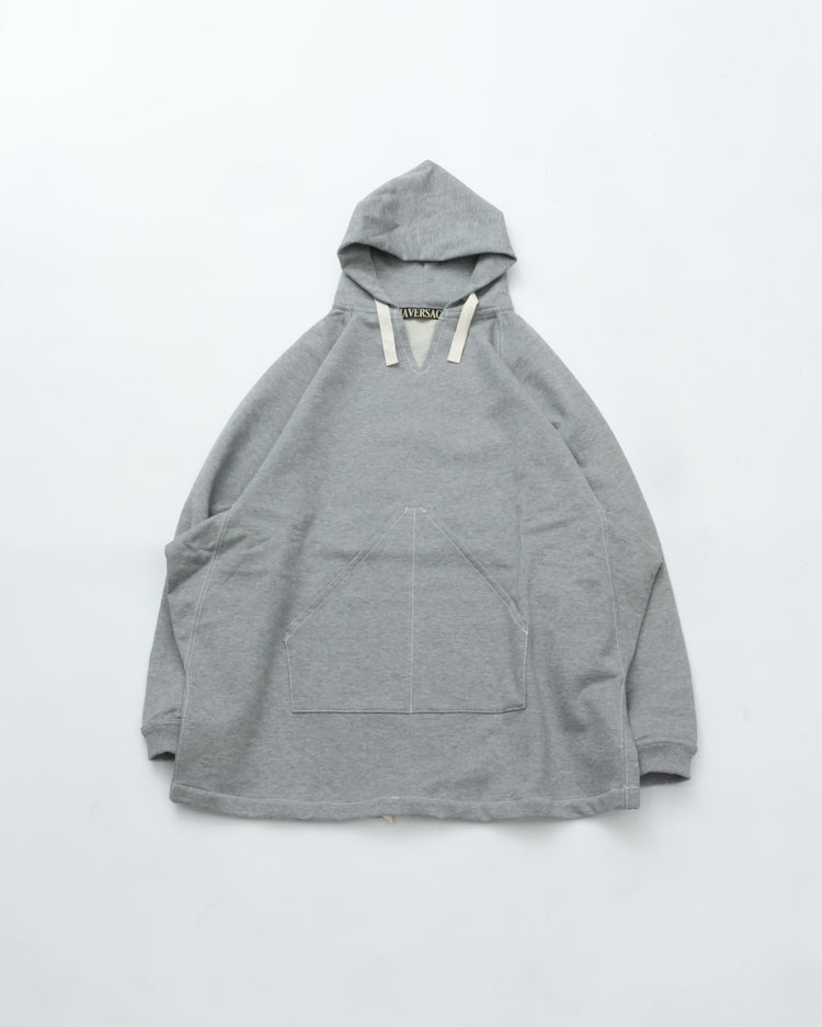 HAVERSACK / 812520　ハイゲージ裏毛　ラグランパーカー 03 TOP GRAY