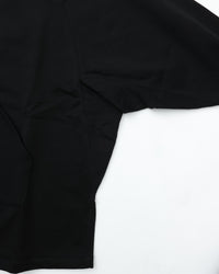 HAVERSACK / 812520　ハイゲージ裏毛　ラグランパーカー 05 BLACK