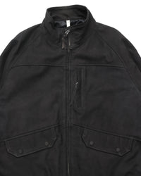 CCU HIGH NECK BLOUSON COW LEATHER