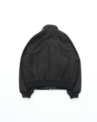 CCU HIGH NECK BLOUSON COW LEATHER