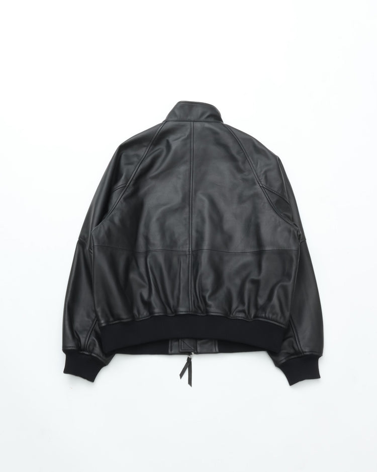 CCU HIGH NECK BLOUSON SHEEP LEATHER