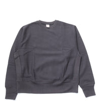 Healthknit / LOCKER WEIGHT SWEAT CREWNECK PULLOVER INK BLACK