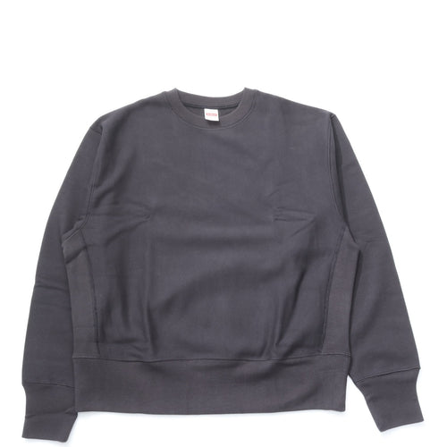 Healthknit / LOCKER WEIGHT SWEAT CREWNECK PULLOVER INK BLACK