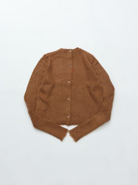 MEYAME FLUFFY PULLOVER / CARDIGAN BROWN