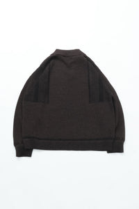 YASHIKI Setsuen Skipper Knit (Snow Smoke) BROWN