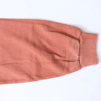 Work of Art Kendai /  Damaged Half Zip SH コットン ハーフジップスウェット RED