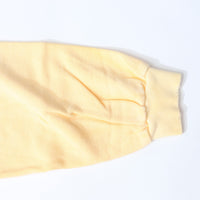 Work of Art Kendai /  Damaged Half Zip SH コットン ハーフジップスウェット YELLOW