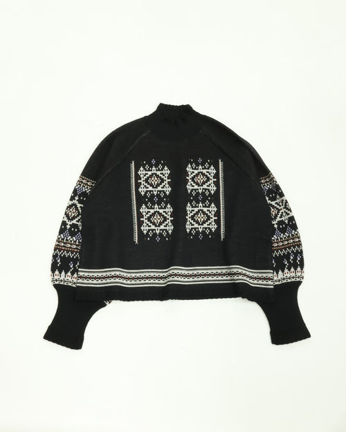 ASEEDONCLOUD  Memories pull on knit 262807 BLACK