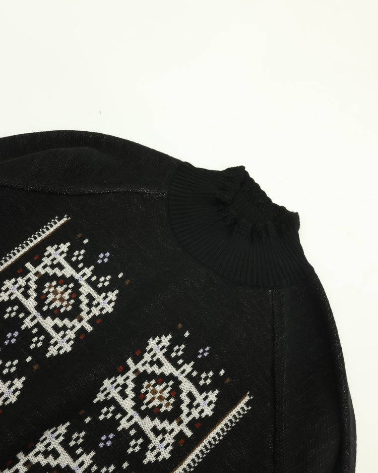 ASEEDONCLOUD  Memories pull on knit 262807 BLACK