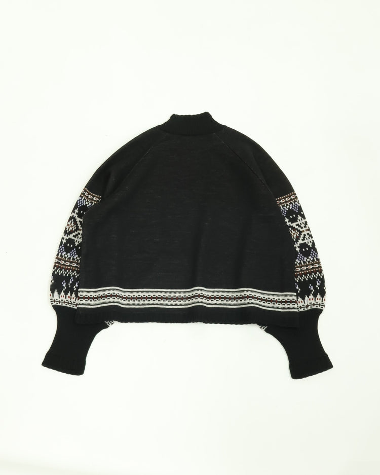 ASEEDONCLOUD  Memories pull on knit 262807 BLACK