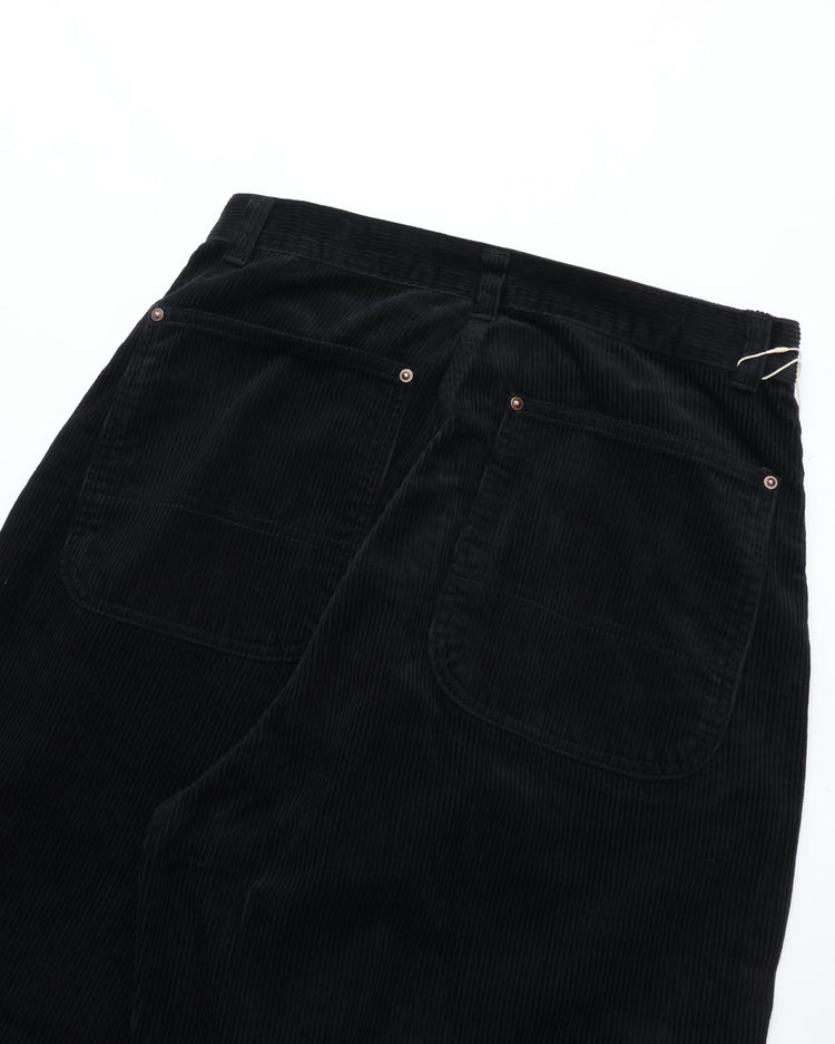 Ordinary fits  CORDUROY BELL PANTS BLACK