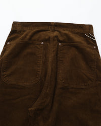 Ordinary fits  CORDUROY BELL PANTS BROWN