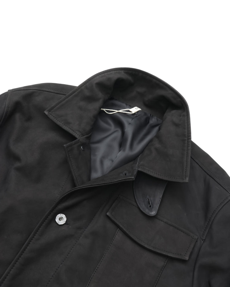 CCU  HUNTING JKT COW NUBUCK BLACK