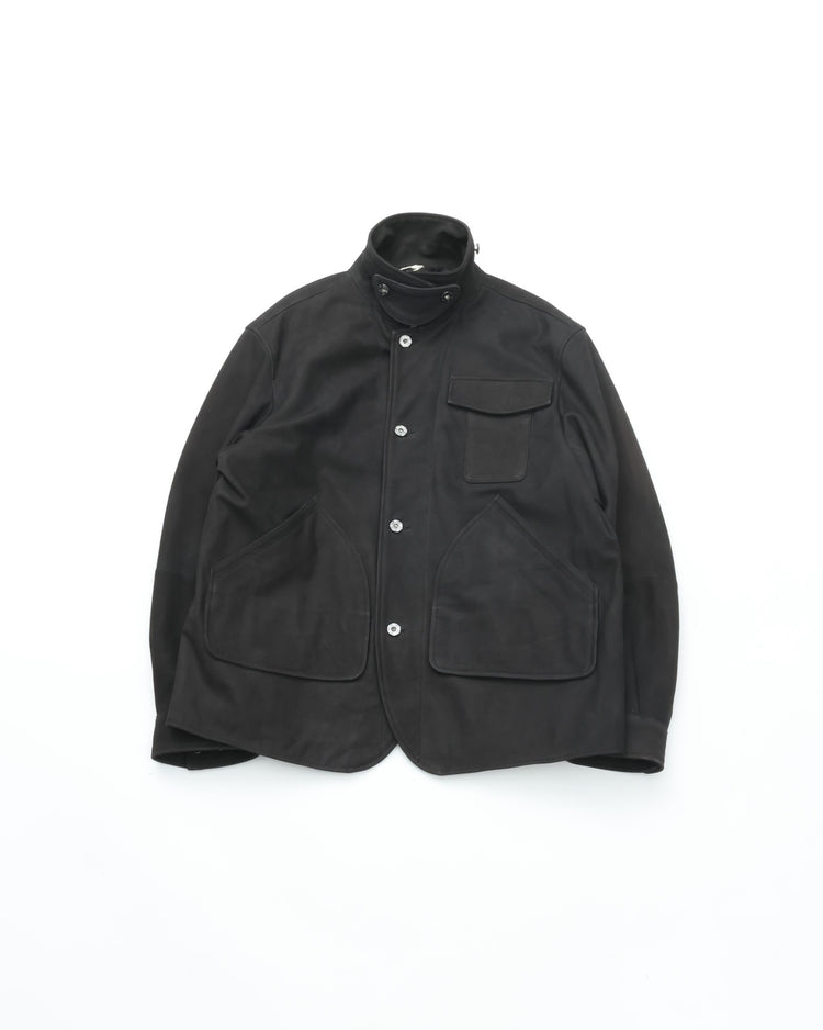 CCU  HUNTING JKT COW NUBUCK BLACK
