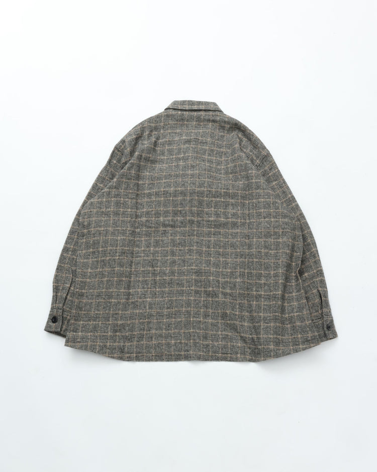 maillot Tweedy Cotton Check Shirt Jacket