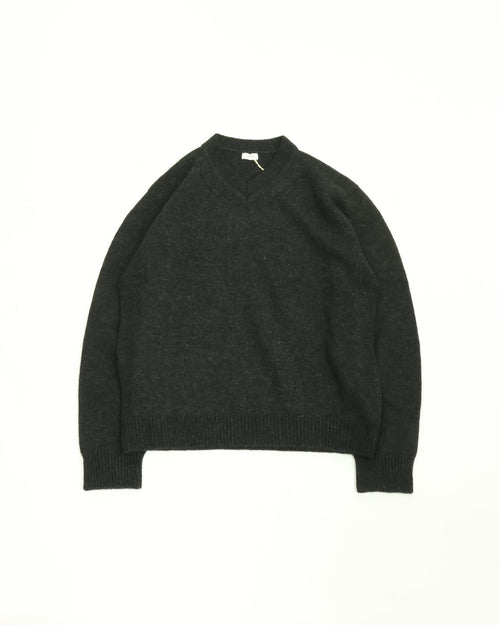 crepuscule Wholegarment Wo/Mo V P/O 2603-006 BLACK