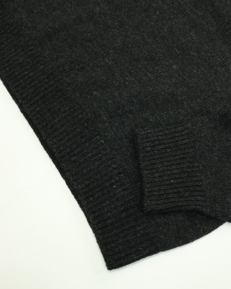 crepuscule  Wholegarment Wo/Mo V P/O 2603-006 BLACK
