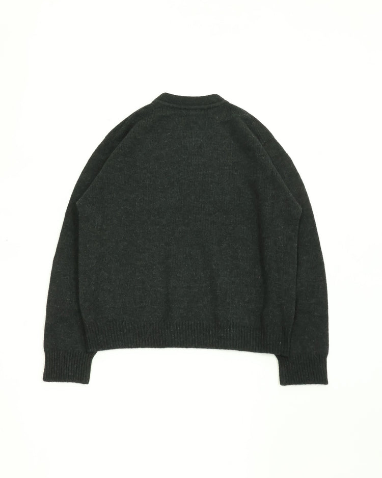 crepuscule  Wholegarment Wo/Mo V P/O 2603-006 BLACK
