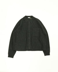 crepuscule  Nep Knit Shirt 2603-014 BLACK