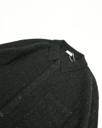 crepuscule  Nep Knit Shirt 2603-014 BLACK