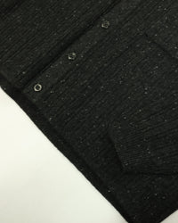 crepuscule  Nep Knit Shirt 2603-014 BLACK