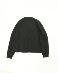 crepuscule  Nep Knit Shirt 2603-014 BLACK