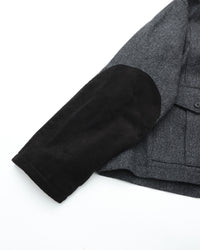 intch.   Hunk JK Wool Norfolk Jacket GRAY