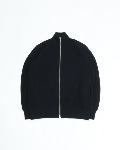 Yonetomi / EX FINE WOOL RIB KNIT BLOUSON ECRU – CASDAY